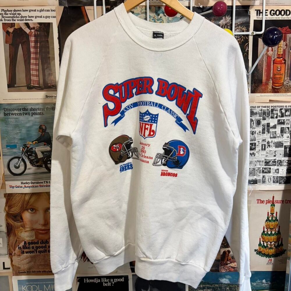 Nfl Men's White Sweatshirt